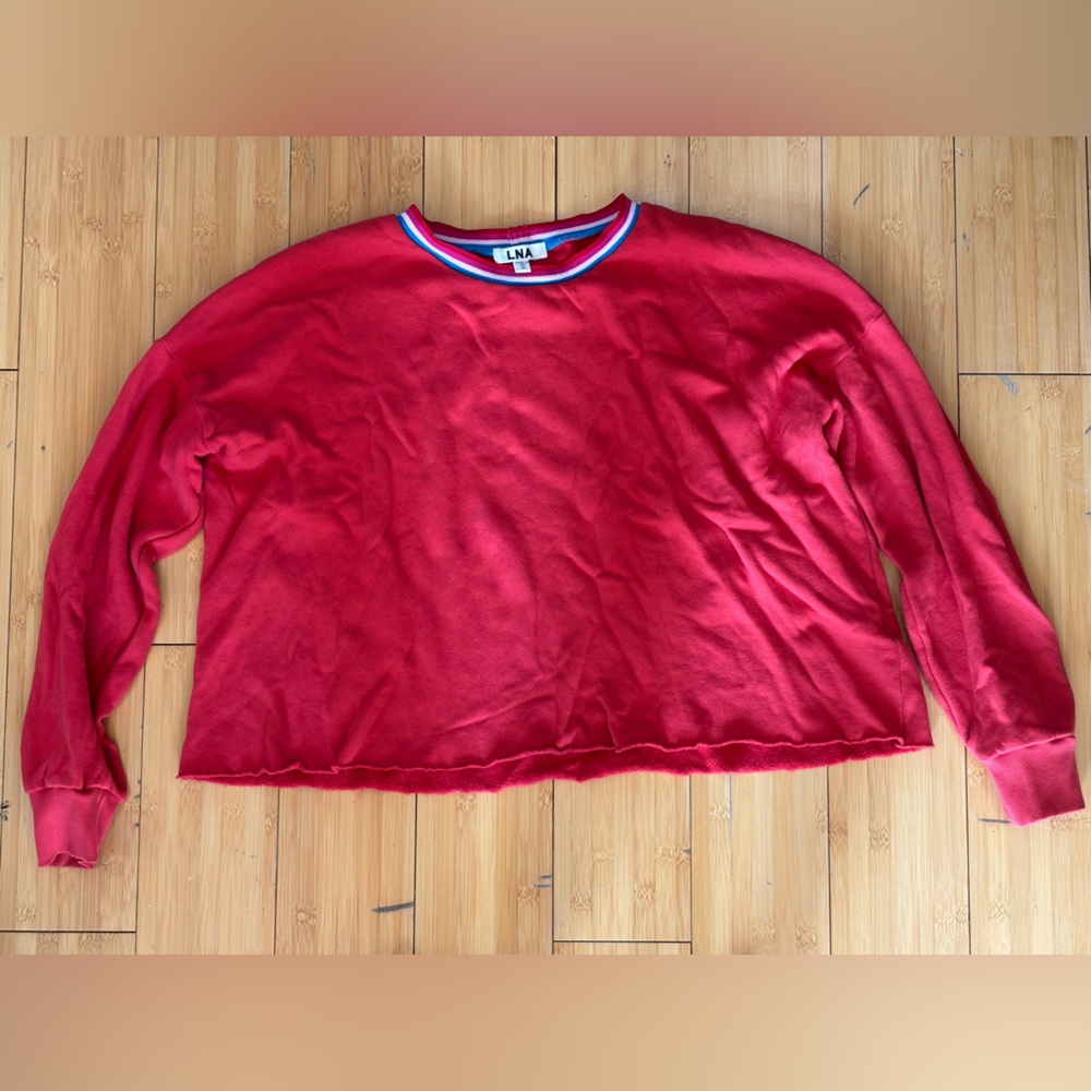 LNA 100% Cotton Terry Sweater